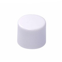 White Push Button Cap, for use with MB20 Series, SB Series, SCB Series, WB Series, Screw-On Cap