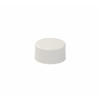 White Push Button Cap, for use with SB40 Series, Slip-On Cap