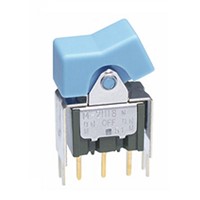 NKK Switches Single Pole Double Throw (SPDT), On-Off-On Rocker Switch Panel, PCB, Snap-In