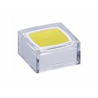 Clear, Yellow Tactile Switch Cap for use with JB Series Tactile Switches