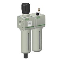 Asco G 1/2 Filter Regulator Lubricator, Manual, Semi Automatic Drain, 25m Filtration Size