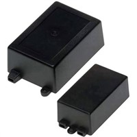 Black ABS Potting Box With Lid, 72 x 44 x 27mm