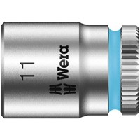 Wera 003510 11mm Hex Socket With 1/4 in Drive , Length 23 mm