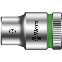 Wera 003554 9mm Hex Socket With 3/8 in Drive , Length 29 mm