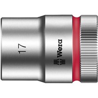 Wera 003608 17mm Hex Socket With 1/2 in Drive , Length 37 mm