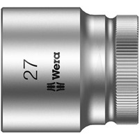 Wera 003615 27mm Hex Socket With 1/2 in Drive , Length 40 mm