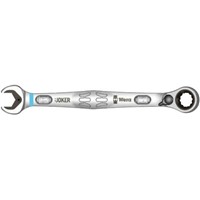 Wera 11 mm Combination Ratchet Spanner, Open End, Ring