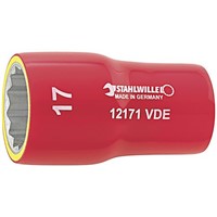STAHLWILLE 2380017 17mm Bi-Hex Socket With 3/8 in Drive