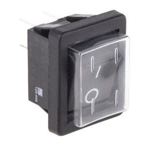 Arcolectric Double Pole Single Throw (DPST), On-Off Rocker Switch Panel Mount