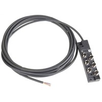 Alpha Wire Alpha Connect Series M8 Sensor/Actuator Box, 6 Port, 5m Cable Length