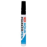 CRC Black 4.5mm Medium Tip Paint Marker Pen for use with Cardboard, Glass, Metal, Paper, Plastic, Rubber, Textiles,