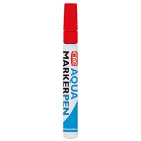 CRC Red 4.5mm Medium Tip Paint Marker Pen for use with Cardboard, Glass, Metal, Paper, Plastic, Rubber, Textiles, Tile,