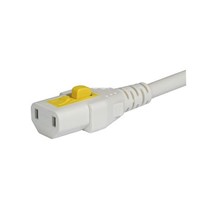Schurter 2m Power Cable, C17, IEC to NEMA 1-15, US Plug, 10 A, 125 V ac