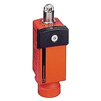 Preventa XCSP Safety Limit Switch With Roller Plunger Actuator, Plastic, NO/2NC