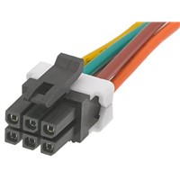 Molex Micro-Fit 3.0 45132 Series Number Wire to Board Cable Assembly 2 Row, 6 Way 2 Row 6 Way, 300mm