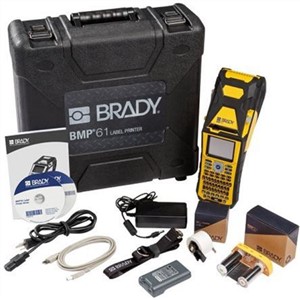 Brady BMP61 Handheld Label Printer With AZERTY Keyboard, Euro Plug