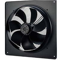 166W Plate Mounted Sickle Fan, 412mm, 230 V ac