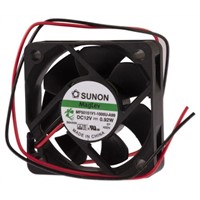 Sunon, 12 V dc, DC Axial Fan, 50 x 50 x 15mm, 28.9m3/h, 870mW