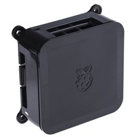 DesignSpark Quattro Series For Use With Raspberry Pi 2, Raspberry Pi 3, Raspberry Pi B+, Black Raspberry Pi Case