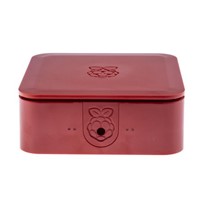 DesignSpark Quattro Series For Use With Raspberry Pi 2, Raspberry Pi 3, Raspberry Pi B+, Red Raspberry Pi Case