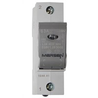 Mersen 63A 1 Pole Bottle Fuse Holder, 65 V dc, 230 V ac