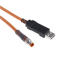 Sick DSL-8U04G02M025KM1 Cable with Connector, For Use With PC