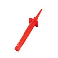 4 mm sprung hook probe 1000V CAT III red