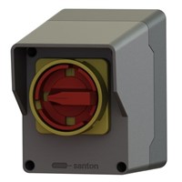 SANTON 3 Pole Wall Mount Switch Disconnector - NO/NC, 25 A Maximum Current, 15 kW Power Rating, IP65, IP69