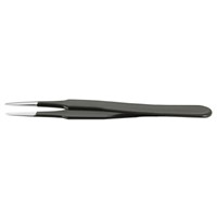 Idealtek 120 mm, Polyester (Handle), Stainless Steel (Body), Flat; Rounded, ESD Tweezers