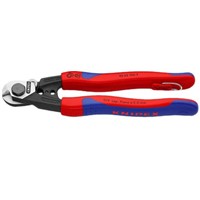 Knipex 190 mm Wire Rope Cable Cutter, Chrome Vanadium Steel