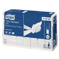 Tork Xpress Multi-fold Hand Towel Advanced Mfold Interleaved White 340 x 212 (Unfolded) mm, 85 x 212 (Folded) mm Paper