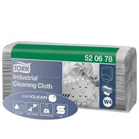 Tork Pack of 120 Grey Cloths for Cleaning, Oil, Water Use
