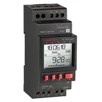 2 Channel Digital DIN Rail Time Switch Measures Days, Hours, Minutes, Seconds, 230 V ac