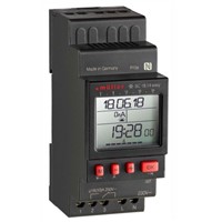1 Channel Digital DIN Rail Time Switch Measures Days, Hours, Minutes, Seconds, 230 V ac