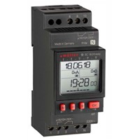 2 Channel Digital DIN Rail Time Switch Measures Days, Hours, Minutes, Seconds, 230 V ac