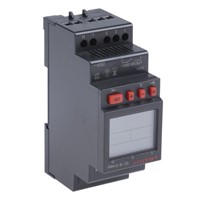 1 Channel Digital DIN Rail Time Switch Measures Days, Hours, Minutes, Seconds, 230 V ac