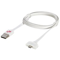 Rosenberger L99 Cable assembly, Male USB-A, To USB Micro-B Male 1m White