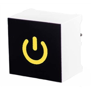 Capacitive Touch Switch ,Illuminated, Yellow