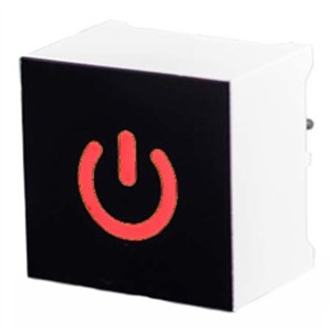 Capacitive Touch Switch ,Illuminated, Red
