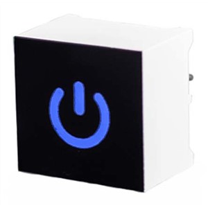 Capacitive Touch Switch ,Illuminated, Blue