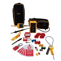 Martindale VIPDLOKPRO150 Voltage Indicator &amp;amp; Proving Unit Kit 690V, Kit Contents 10mm Yellow MCB Lock Clip, 6mm Red MCB