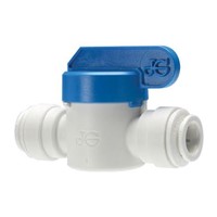 John Guest Straight Service Valve PVC Pipe Fitting, 10mm