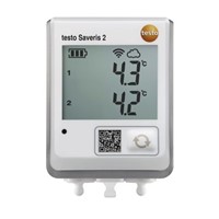 Testo Saveris 2 Temperature Data Logger, Maximum Temperature Measurement +150 C, Wi-Fi, Battery Powered, Digital