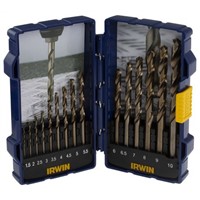 IRWIN HSS PRO COBALT 15PCS DRILL SET