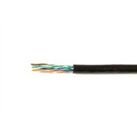 Alpha Wire Black PVC Cat5e Cable Unshielded, 152m Unterminated/Unterminated