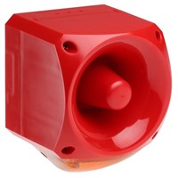 Klaxon PNC Sounder Beacon 113dB, Amber LED, 10  60 V dc, IP66