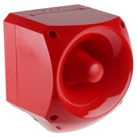 Klaxon PNC Sounder Beacon 116dB, Red LED, 10  60 V dc, IP66