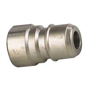 Straight Male Hose Coupling 3/8in Nipple to Threaded, 3/8 in BSP Female, Stainless Steel