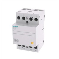 Siemens 4 Pole Installation Contactor - 40 A, 220 V AC/DC Coil, Sentron, 4NC