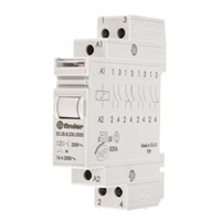 Finder DPST DIN Rail Latching Relay - 16 A, 230V ac